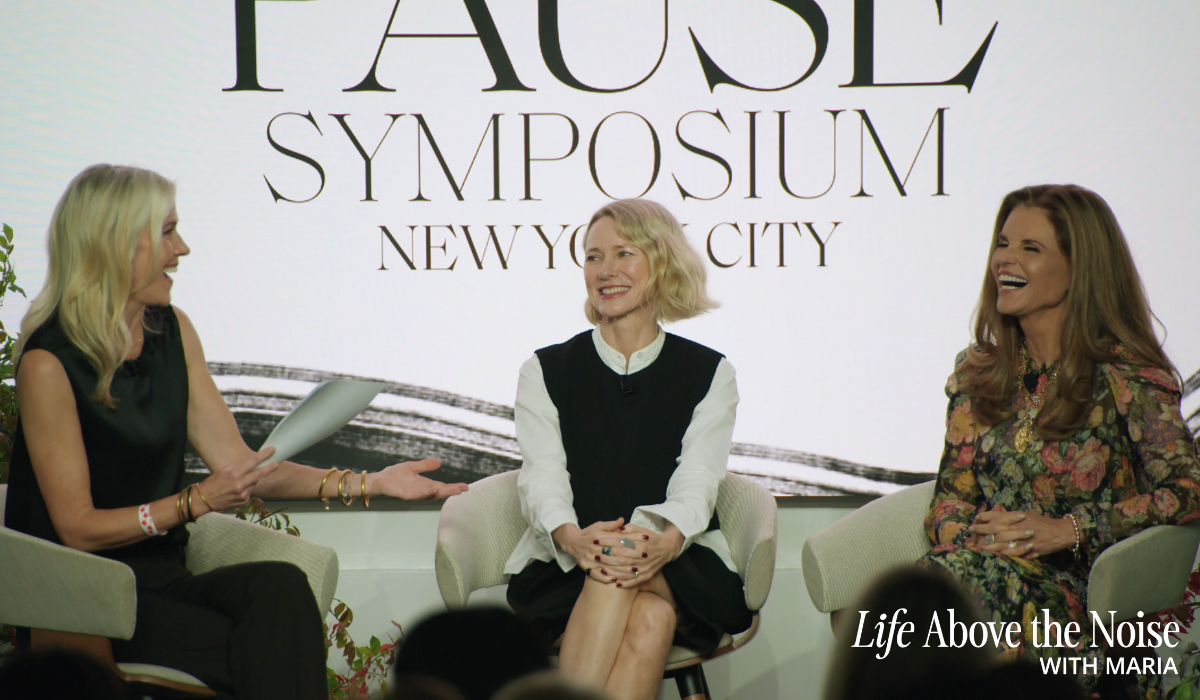 Alisa Volkman, Naomi Watts, and Maria Shriver.